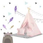 Namiot tipi dla dzieci NK-406 Nukido - jasno różowy 